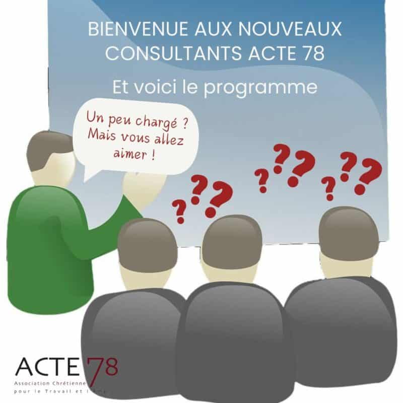 Formation à la méthodologie Acte 78 des nouveaux consultants qui rejoignent l'association en tant que bénévoles