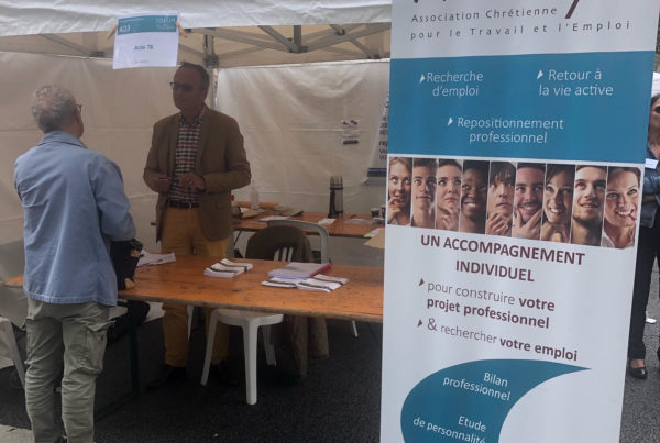 Acte 78 participe régulièrement aux forums de l'emploi de Versailles